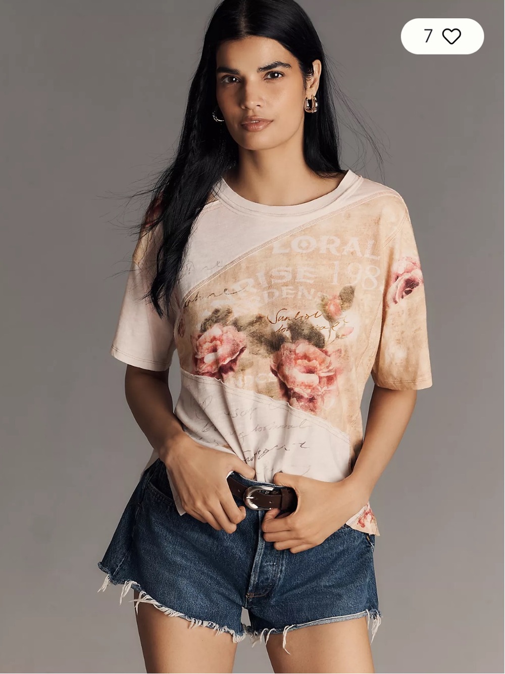 Pilcro Spliced Easy Tee